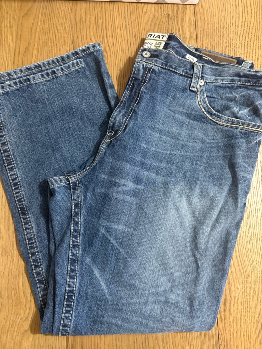 G-Star Blue Straight Leg Jeans